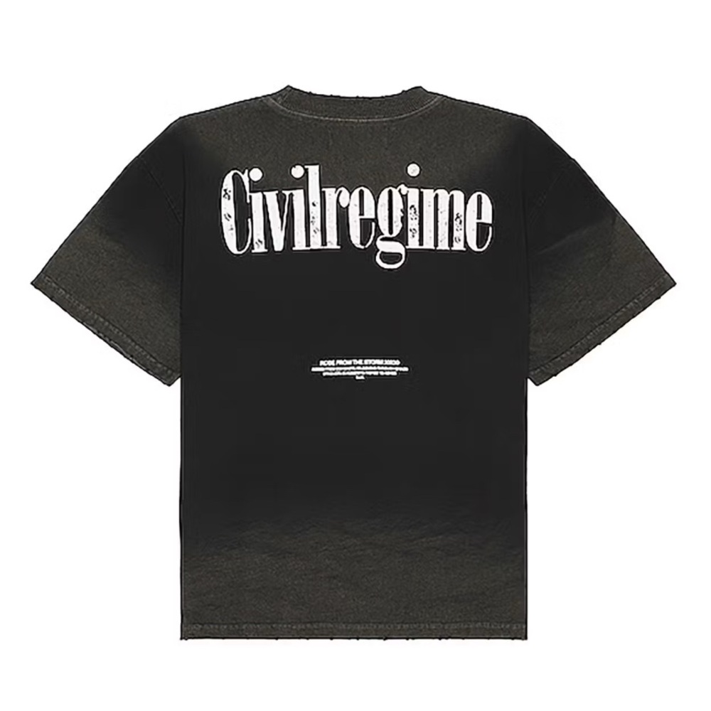 NIB CIVIL REGIME REAP IN THE STORM TEE IN VINTAGE BLACK SZ M (RARE! ) - Picture 3 of 7